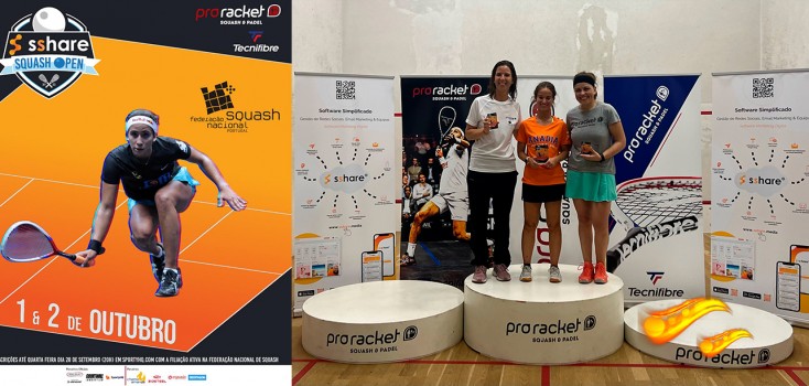 SSHARE PRORACKET SQUASH OPEN